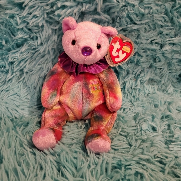 Ty Other - 𝅺ty Beanie Baby February the Birthday Bear